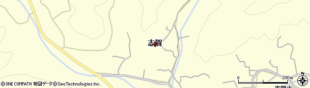 和歌山県日高郡日高町志賀周辺の地図