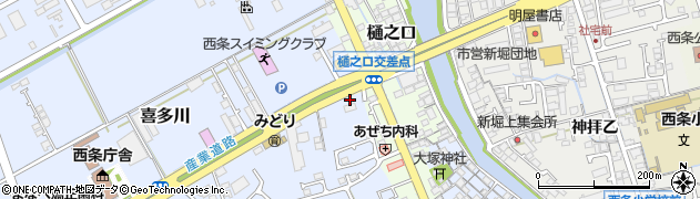 ローソン西条下喜多川店周辺の地図