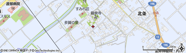 愛媛県西条市北条248周辺の地図