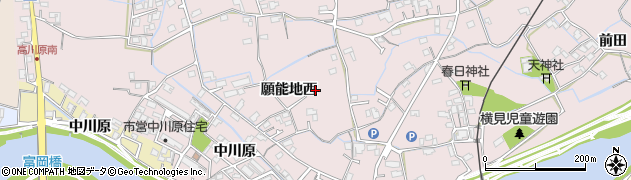 徳島県阿南市横見町願能地西周辺の地図