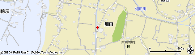徳島県阿南市下大野町畑田224周辺の地図