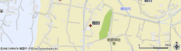 徳島県阿南市下大野町畑田223周辺の地図