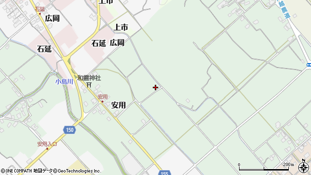 〒799-1333 愛媛県西条市安用の地図
