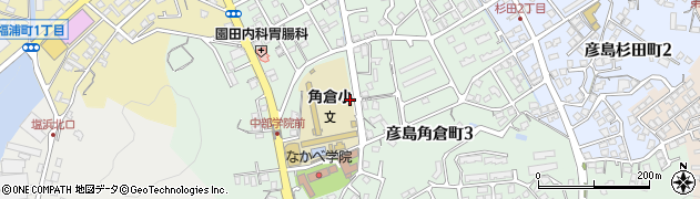 山口県下関市彦島角倉町周辺の地図