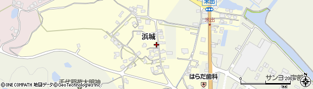 山口県熊毛郡田布施町浜城周辺の地図