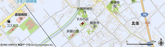愛媛県西条市北条230周辺の地図