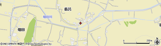 徳島県阿南市下大野町薮呂7周辺の地図