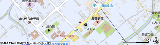愛媛県西条市北条1630周辺の地図