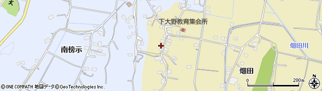 徳島県阿南市下大野町畑田364周辺の地図