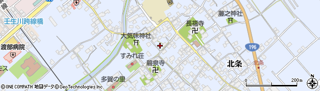 愛媛県西条市北条560周辺の地図