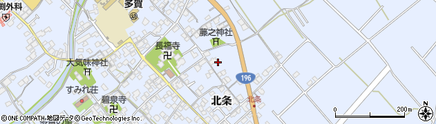 愛媛県西条市北条670周辺の地図