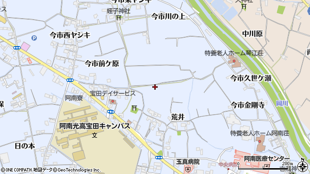 〒774-0045 徳島県阿南市宝田町の地図