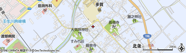愛媛県西条市北条565周辺の地図