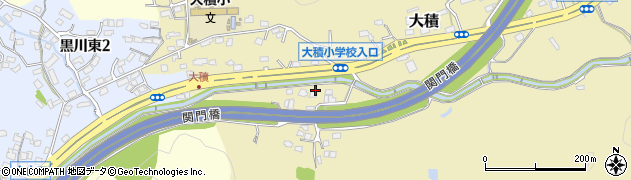福岡県北九州市門司区大積1126周辺の地図