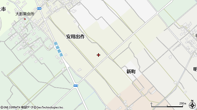 〒799-1332 愛媛県西条市安用出作の地図