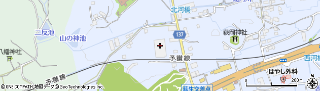 四国福山通運株式会社　新居浜営業所集荷受付周辺の地図
