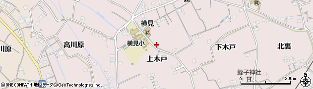 徳島県阿南市横見町上木戸62周辺の地図