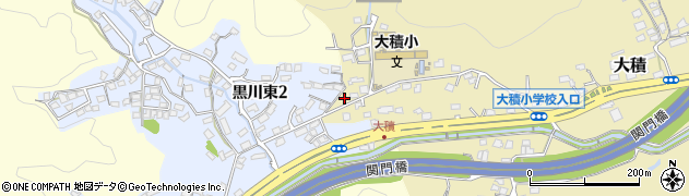 福岡県北九州市門司区大積1033周辺の地図