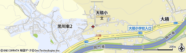 福岡県北九州市門司区大積1034周辺の地図
