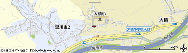 福岡県北九州市門司区大積1035周辺の地図