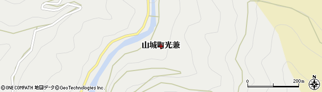 徳島県三好市山城町光兼周辺の地図