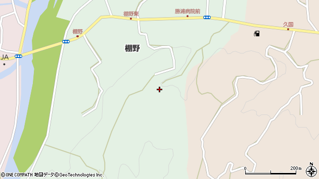 〒771-4306 徳島県勝浦郡勝浦町棚野の地図
