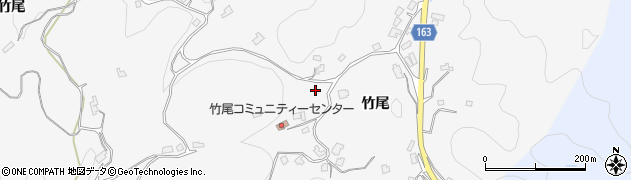 山口県田布施町（熊毛郡）竹尾周辺の地図