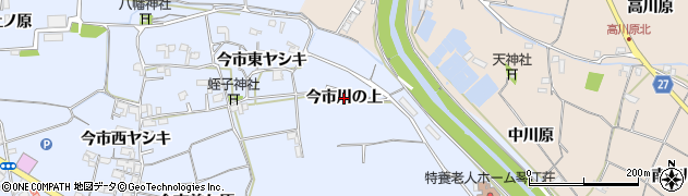 徳島県阿南市宝田町（今市川の上）周辺の地図