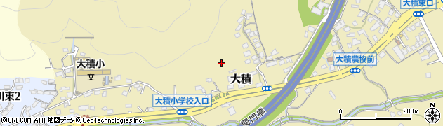 福岡県北九州市門司区大積周辺の地図