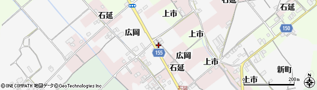愛媛県西条市広岡224周辺の地図