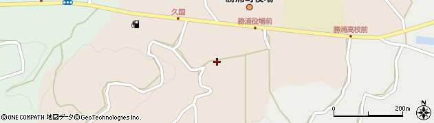 徳島県勝浦町（勝浦郡）久国（松ノ本）周辺の地図