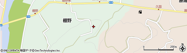 徳島県勝浦町（勝浦郡）棚野（山上）周辺の地図