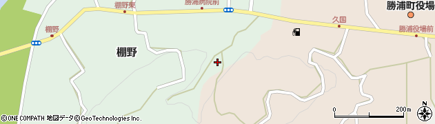 徳島県勝浦町（勝浦郡）棚野（広松）周辺の地図