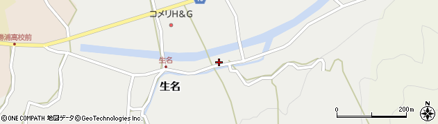 徳島県勝浦郡勝浦町生名神ノ木1周辺の地図