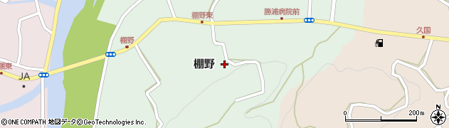 徳島県勝浦町（勝浦郡）棚野（畑田）周辺の地図