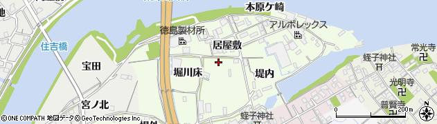 徳島県阿南市原ケ崎町周辺の地図