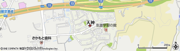 愛媛県西条市天神1周辺の地図