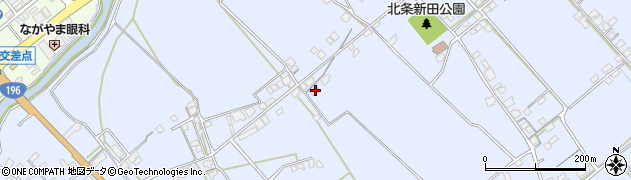 愛媛県西条市北条1320周辺の地図