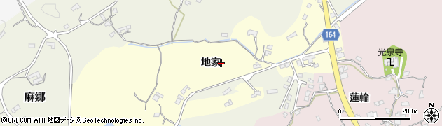 山口県熊毛郡田布施町地家周辺の地図