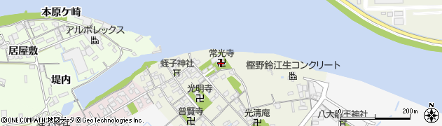 常光寺浄土真宗本願寺周辺の地図