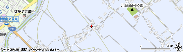 愛媛県西条市北条1337周辺の地図
