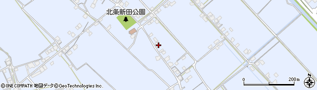 愛媛県西条市北条921周辺の地図