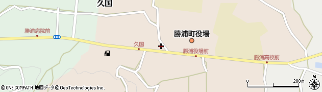 徳島県勝浦郡勝浦町久国国光27周辺の地図