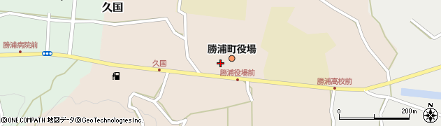徳島県勝浦町（勝浦郡）久国（久保田）周辺の地図