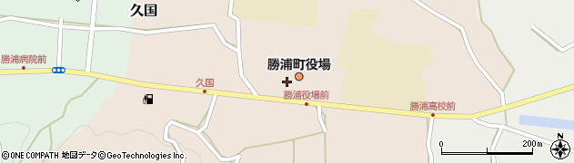徳島中央森林組合勝浦支所周辺の地図