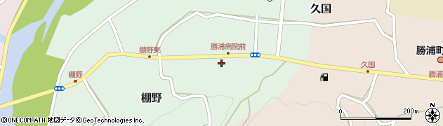 徳島県勝浦町（勝浦郡）棚野（桧岡）周辺の地図