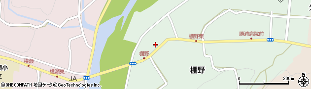 徳島県勝浦町（勝浦郡）棚野（西久保）周辺の地図