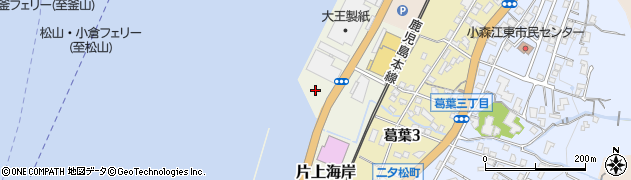 福岡県北九州市門司区片上海岸周辺の地図