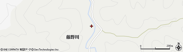 和歌山県日高郡日高川町藤野川46周辺の地図