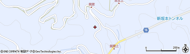 徳島県勝浦町（勝浦郡）坂本（夷名田）周辺の地図